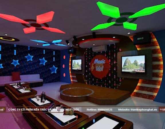 25 Mẫu thiết kế trần vách thạch cao phòng hát karaoke đẹp ấn tượng